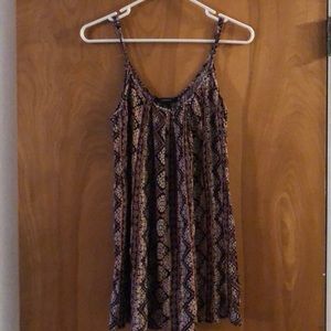 Patterned mini dress